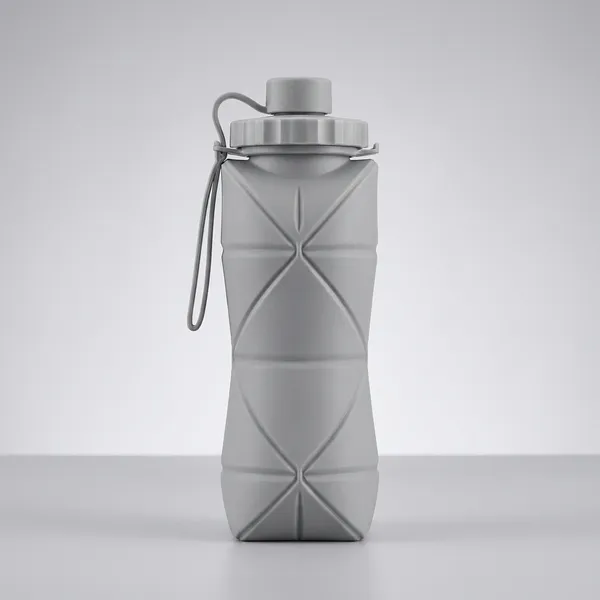 Collapsible_Silicone_Water_Bottle_-_Grey