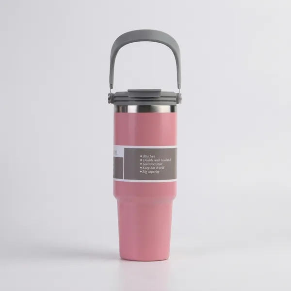 Insulated_Travel_Tumbler_With_Handle_-_Pink_40Oz_Stainless_Steel_Vacuum_Flask