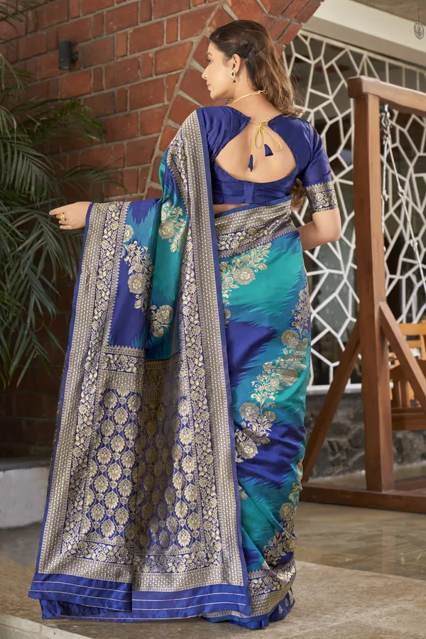 MANOHARI_Women's_Traditional_Most_Heavy_Banarasi_Silk_With_Woven_Design_Fully_Jacquard_Work_Blue_Saree_With_Blouse_Piece