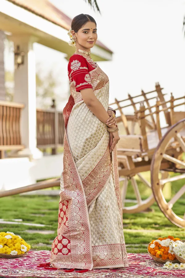 MANOHARI_Adorable_Woven_Pattern_Banarasi_Silk_Saree_For_Women_With_Blouse_Piece