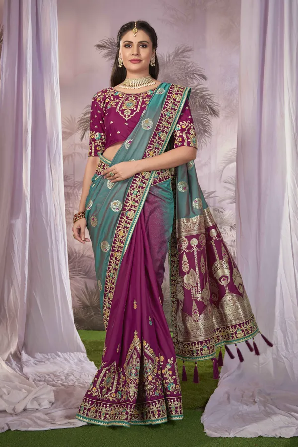 MANOHARI_Women_Banarasi_Silk_Woven_Saree_With_Heavy_Embroidery_Blouse_Piece