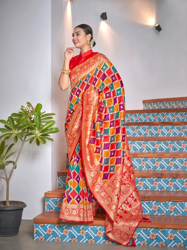 Manohari_Womens_Most_Trendy_Banarasi_Woven_Yellow_With_Multicolor_Saree_With_Heavy_Jacquard_Work_Saree_With_Blouse_Piece