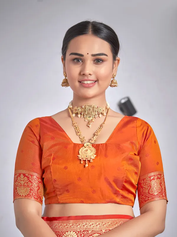Manohari_Womens_Most_Trendy_Banarasi_Woven_Orange_With_Multicolor_Saree_With_Heavy_Jacquard_Work_Saree_With_Blouse_Piece