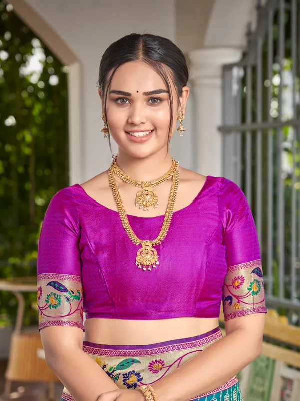 Manohari_Womens_Most_Trendy_Banarasi_Woven_Blue_With_Purple_Saree_With_Heavy_Jacquard_Work_Saree_With_Blouse_Piece