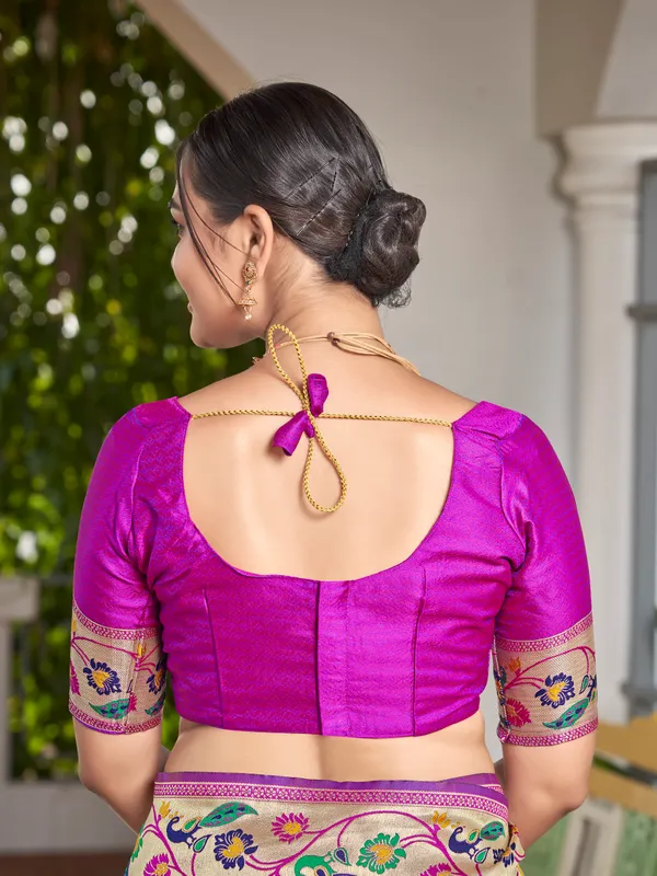Manohari_Womens_Most_Trendy_Banarasi_Woven_Blue_With_Purple_Saree_With_Heavy_Jacquard_Work_Saree_With_Blouse_Piece
