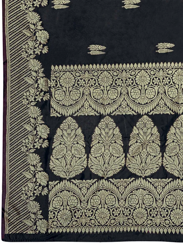 Manohari_Womens_Most_Trendy_Banarasi_Woven_Black_Saree_With_Heavy_Jacquard_Work_Saree_With_Blouse_Piece