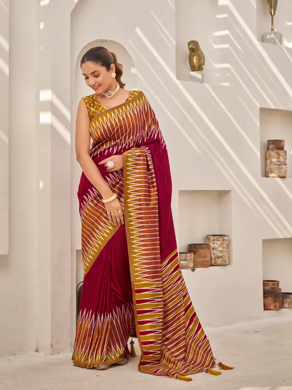 Manohari_Womens_Most_Trendy_Banarasi_Soft_Silk_Woven_Maroon_Saree_With_Heavy_Jacquard_Work_Saree_With_Blouse_Piece