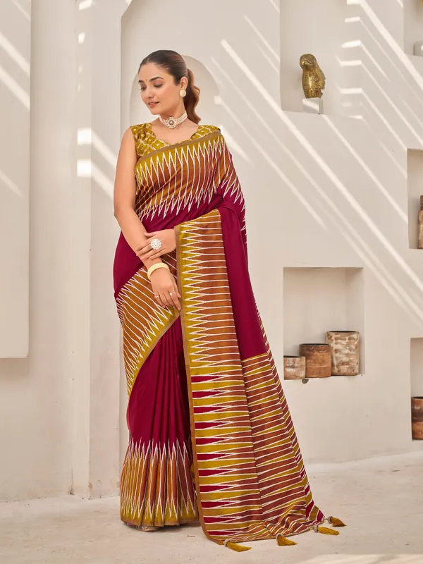 Manohari_Womens_Most_Trendy_Banarasi_Soft_Silk_Woven_Maroon_Saree_With_Heavy_Jacquard_Work_Saree_With_Blouse_Piece