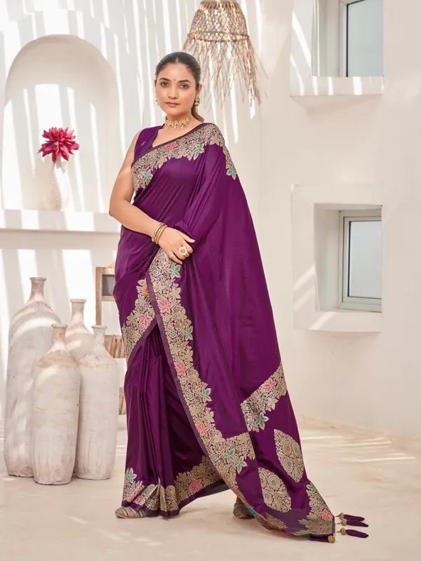 Manohari_Womens_Trendy_Banarasi_Soft_Silk_Woven_Purple_Saree_With_Heavy_Jacquard_Work_Saree_With_Purple_Blouse_Piece
