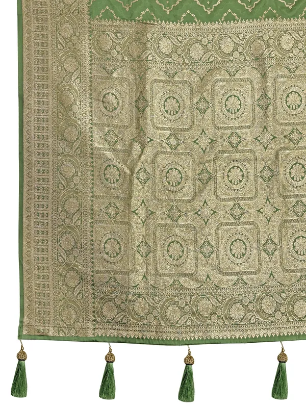 Manohari_Womens_Most_Trendy_Banarasi_Satin_Silk_Woven_Olive_Green_Saree_With_Heavy_Jacquard_Work_Saree_With_Blouse_Piece
