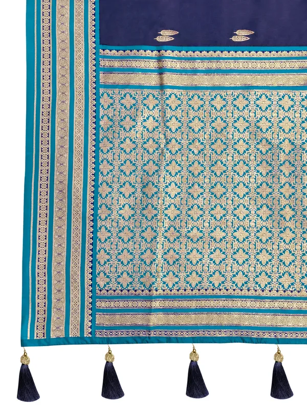 Manohari_Womens_Most_Trendy_Banarasi_Satin_Silk_Woven_Navy_Blue_Flower_Pattern_Saree_With_Heavy_Jacquard_Work_Saree_With_Blouse_Piece