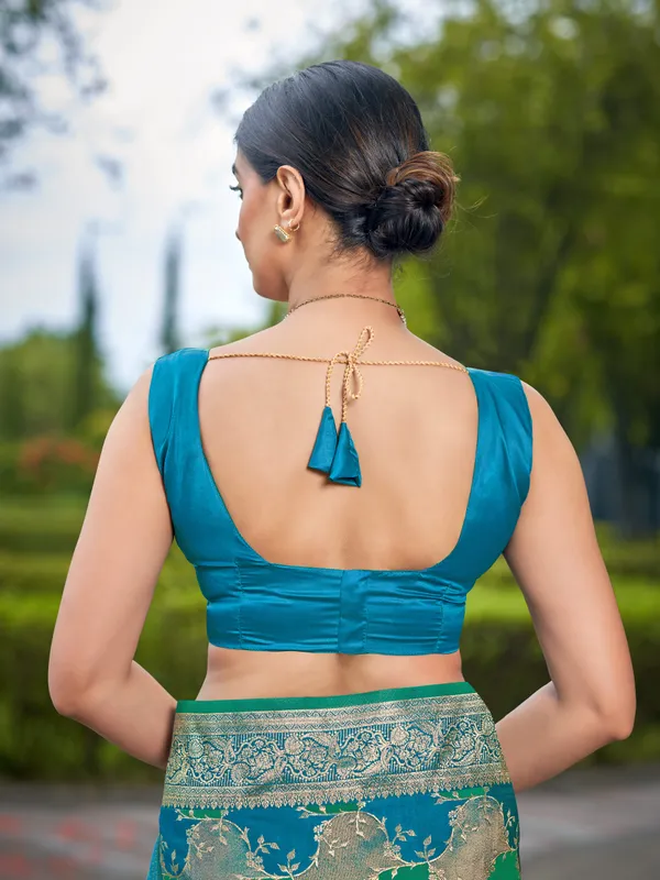 Manohari_Womens_Most_Trendy_Banarasi_Satin_Silk_Woven_Turquiose_Blue_Saree_With_Heavy_Jacquard_Work_Saree_With_Blouse_Piece