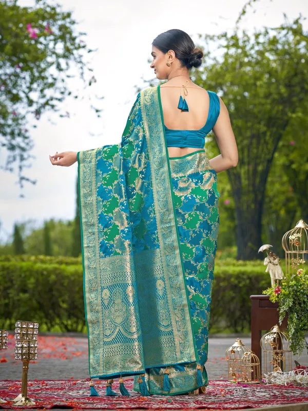 Manohari_Womens_Most_Trendy_Banarasi_Satin_Silk_Woven_Turquiose_Blue_Saree_With_Heavy_Jacquard_Work_Saree_With_Blouse_Piece