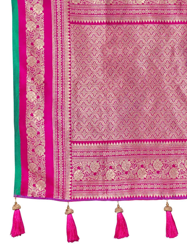 Manohari_Womens_Most_Trendy_Banarasi_Satin_Silk_Woven_Deep_Blue_And_Pink_Saree_With_Heavy_Jacquard_Work_Saree_With_Blouse_Piece