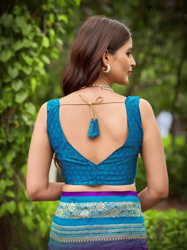 Manohari_Womens_Most_Trendy_Banarasi_Satin_Silk_Woven_Dark_Purple_And_Blue_Saree_With_Heavy_Jacquard_Work_Saree_With_Blouse_Piece