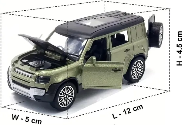 Land_Rover_Defender_Metal_Car_1:36_Diecast_Model_With_Openable_Doors_&_Bonnet