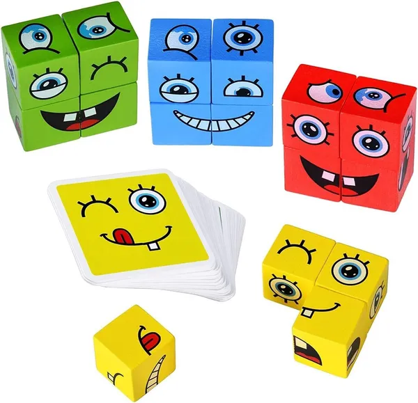 Shofie_Kids_Face_Changing_Puzzle_Game_-_Wooden_Matching_Blocks,_Fun_&_Educational_Toy_(16_Pieces)