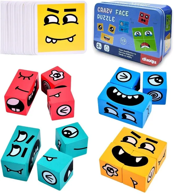 Shofie_Crazy_Face_Changing_Puzzle_Game_-_Wooden_Matching_Blocks,_Fun_&_Educational_Toy_(16_Pieces)_Pack_Of_2