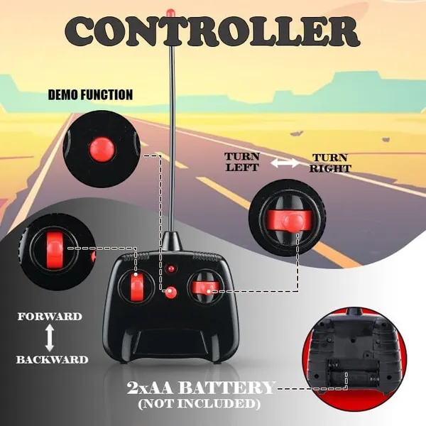 Thar_Gaddi_Car_Remote_Control_3D_With_Smoke,_Led_Lights_&_Music,_Chargeable_(Red)