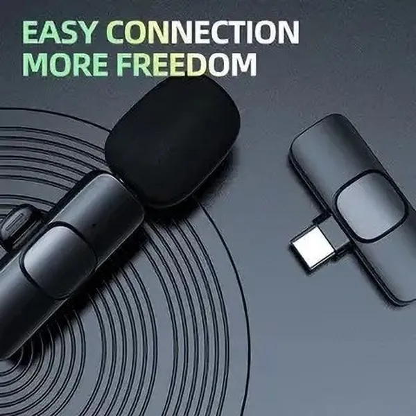 Shofie_K8_Wireless_Microphone_Clip_Mic,_Digital_Mini_Lavalier_Microphones,_Microphone_Microphone_(Black)