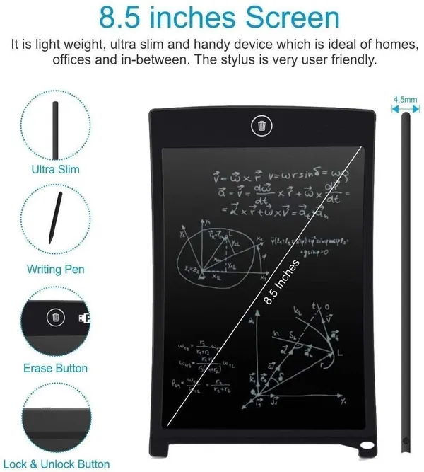 Lcd_Writing_8.5_Inch_Tablet_Electronic_Writing_&_Drawing_Doodle_Board_(Black)_Pack_Of_2