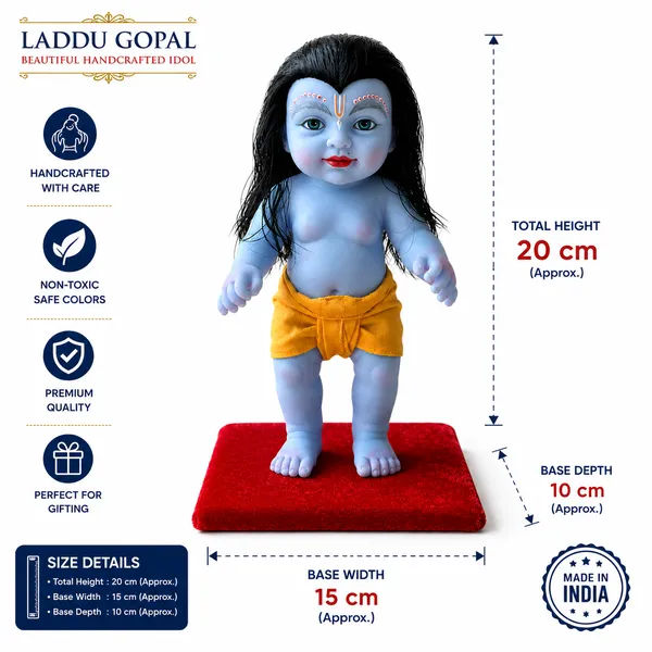Laddu_Gopal_Krishna_Decorative_Showpiece_silicon_20_Cm