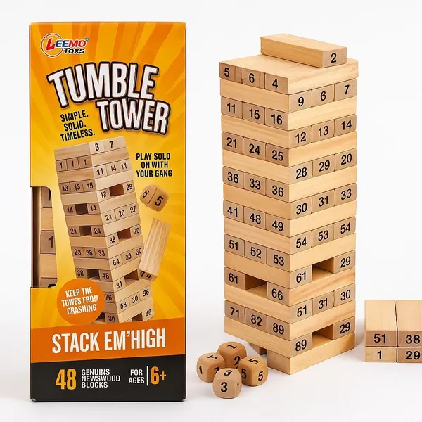 Play_And_Fun_Wooden_Blocks_Games,_48_Piece_(Brown)