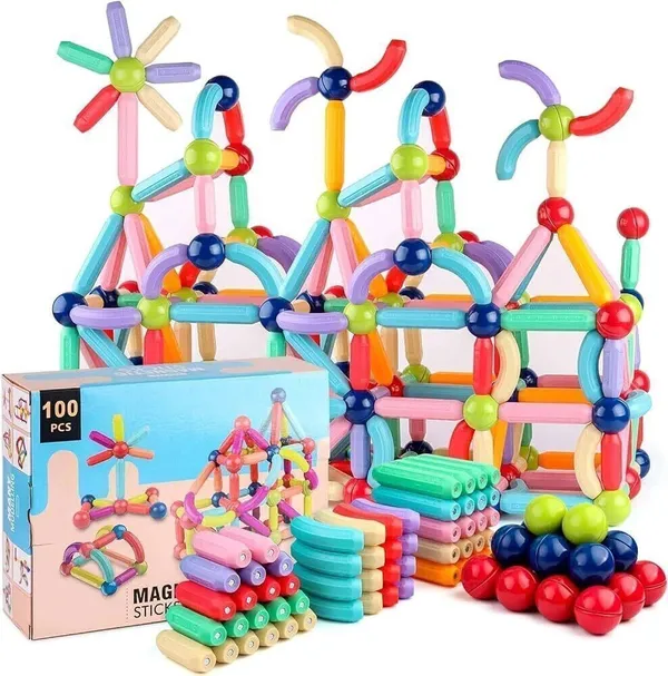 Magnetic_Sticks_Building_Blocks_For_Kids_Toys_For_Girls_100_Pcs_(Multicolor)