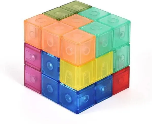 Magnetic_Blocks_Cube_Magic_3D_Puzzle_Cube_Set_Of_7_Multi_Shapes_With_Guide_Cards_(1_Pieces)
