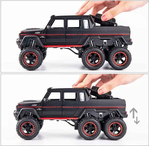 New_World_Best_Quality_Metal_1:24_George_Patton_Pullback_Diecast_(Black,_Pack_Of:_1)