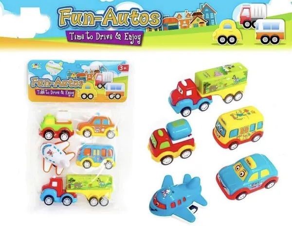 New_Fun_Auto_Unbreakable_Pull_Back_Transportation_Vehicle_(Multicolor,_Pack_Of:_5)