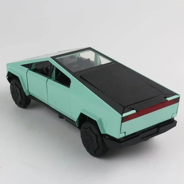 New_Alloy_Diecast_Metal_Tesla_Cyber_Car_1:36_Pullback_Sound&_Light_Car_(Light_Green,_Pack_Of:_1)
