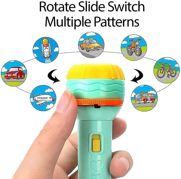 Shofie_Mini_3_Slides_24_Pattern_Projector_Flashlight_Torch,_Kids_Projection_Torch_(Multicolor)_Pack_Of_2