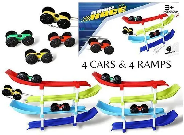 4_Level_Colorful_Ramp_Race_Track_Toy_Set_For_Toddlers_And_Kids_(Multicolor,_Pack_Of:_1)