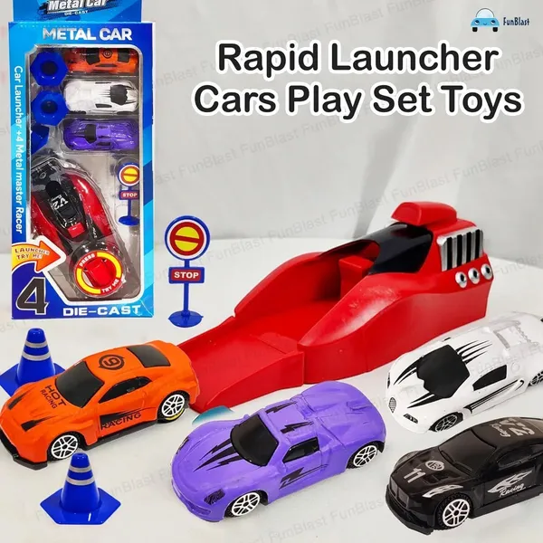 Rapid_Car_Launcher_With_4_Metal_Master_Racer_Cars_And_One_Launcher_(Multicolor,_Pack_Of:_1)