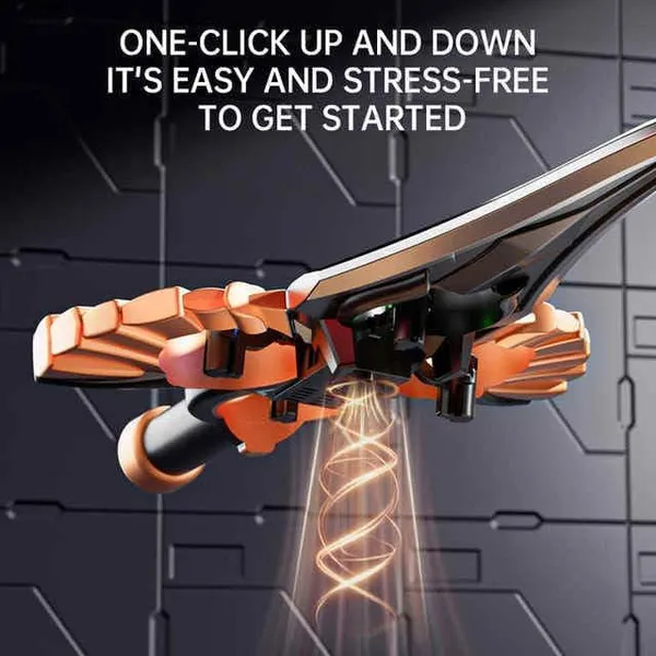 Shofieo_RC_Stunt_Flying_Sword_Drone,_Remote-Controlled,_Black_and_Gold,_with_Controller,_Kids_and_Adults