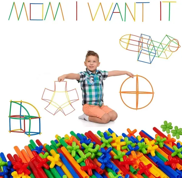 Straw_Constructor_Toys_Stem_Building_Toys_(Multicolor)_Pack_Of_3