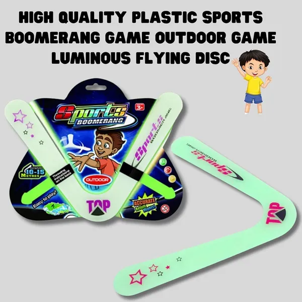 V_Shape_Lightning_Boomerang_Right_Handed_Non_Returning_Boomerang_Kids_Outdoor_Toy_(Green)_Pack_Of_2