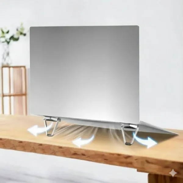 Pack_Of_2_-_Laptop_Stand_For_Macbook_Aluminum_Vertical_Holder_Silver_And_Black_Space_Saving_Desktop_Organizer