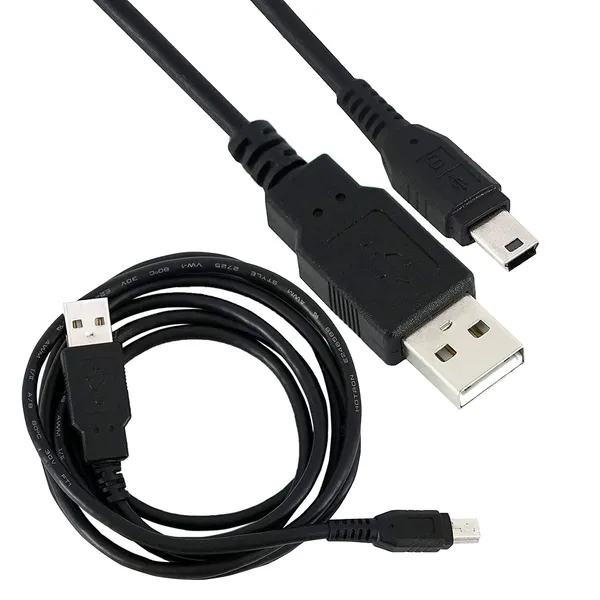 Pack_Of_2_-_Mak_World_Usb_2.0_A_To_Mini_B_5_Pin_Cable_For_External_Hdds_Camera_Card_Readers_V3_Etc_1_5_Meter
