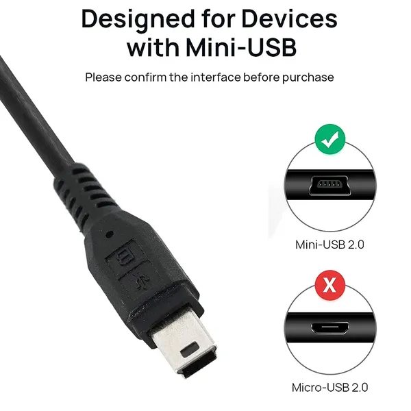 Pack_Of_2_-_Mak_World_Usb_2.0_A_To_Mini_B_5_Pin_Cable_For_External_Hdds_Camera_Card_Readers_V3_Etc_1_5_Meter