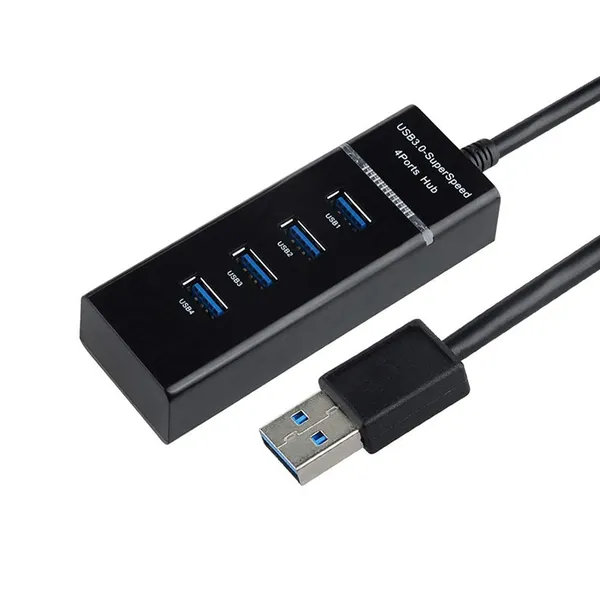 Pack_Of_2_-_Vyar_Extension_4_Ports_Usb_3.0_Hub_High_Speed_Portable_With_Switches_For_Laptop_Notebook_Pc_Mobiles_Tablets_Iphone_Ipads_Computers_Mp3_Players_Black