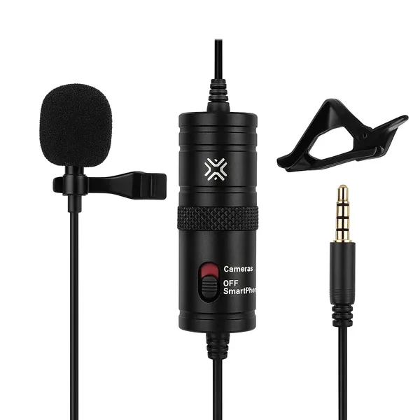 Professional_Lavalier_Microphone_Kit_Black_3_5Mm_Audio_Jack_Clip_On_Lapel_Mic_With_Long_Cable_For_Recording_Interviews