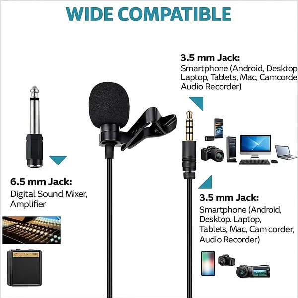 Professional_Lavalier_Microphone_Kit_Black_3_5Mm_Audio_Jack_Clip_On_Lapel_Mic_With_Long_Cable_For_Recording_Interviews
