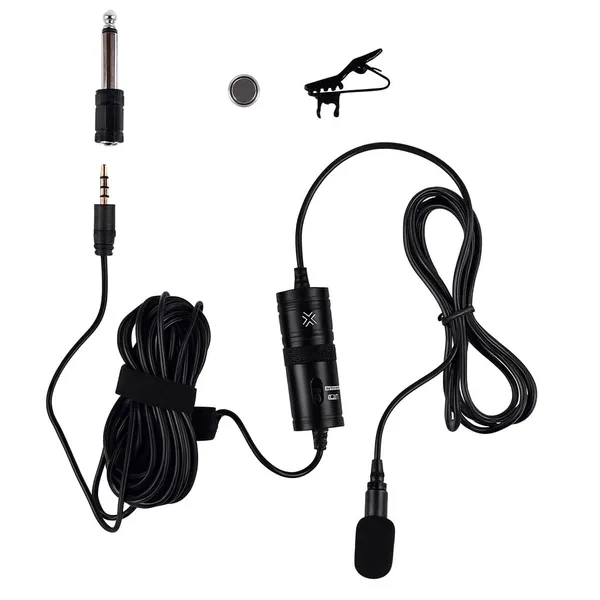 Professional_Lavalier_Microphone_Kit_Black_3_5Mm_Audio_Jack_Clip_On_Lapel_Mic_With_Long_Cable_For_Recording_Interviews
