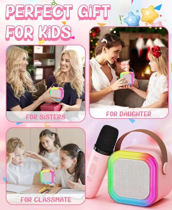 Portable_Karaoke_Machine_With_Wireless_Microphone_Rgb_Led_Lights_Bluetooth_Speaker_Cream