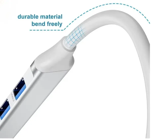 Pack_Of_2_-_Usb_C_Hub_4_Port_Usb_3.0__Silver_Portable_Multi_Port_Expander_With_Cable