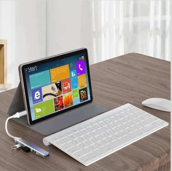 Pack_Of_2_-_Usb_C_Hub_4_Port_Usb_3.0__Silver_Portable_Multi_Port_Expander_With_Cable