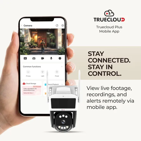 Trueview_3Mp_Wi_Fi_All_Time_Colour_Mini_Pan_Tilt_Cctv_Camera_Stqc_Approved_360_Pan_Tilt_Human_Detection_2_Way_Audio_Supports_256_Gb_Memory_Card_Cloud_Alexa_T18290S