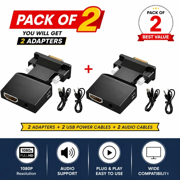 Pack_Of_2_-_VGA_to_HDMI_Adapter_with_Audio_Output